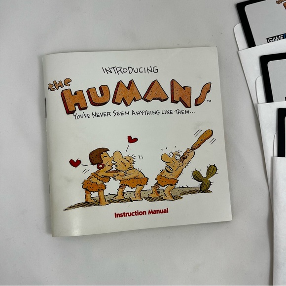 Introducing the Humans 1992 Atari Corp. PC GameTek IBM 5.25” & 3.5” Floppy Disks - Picture 5 of 16